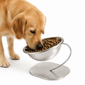 15° Elevated Stainless Steel Pet Bowl