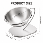 15° Elevated Stainless Steel Pet Bowl