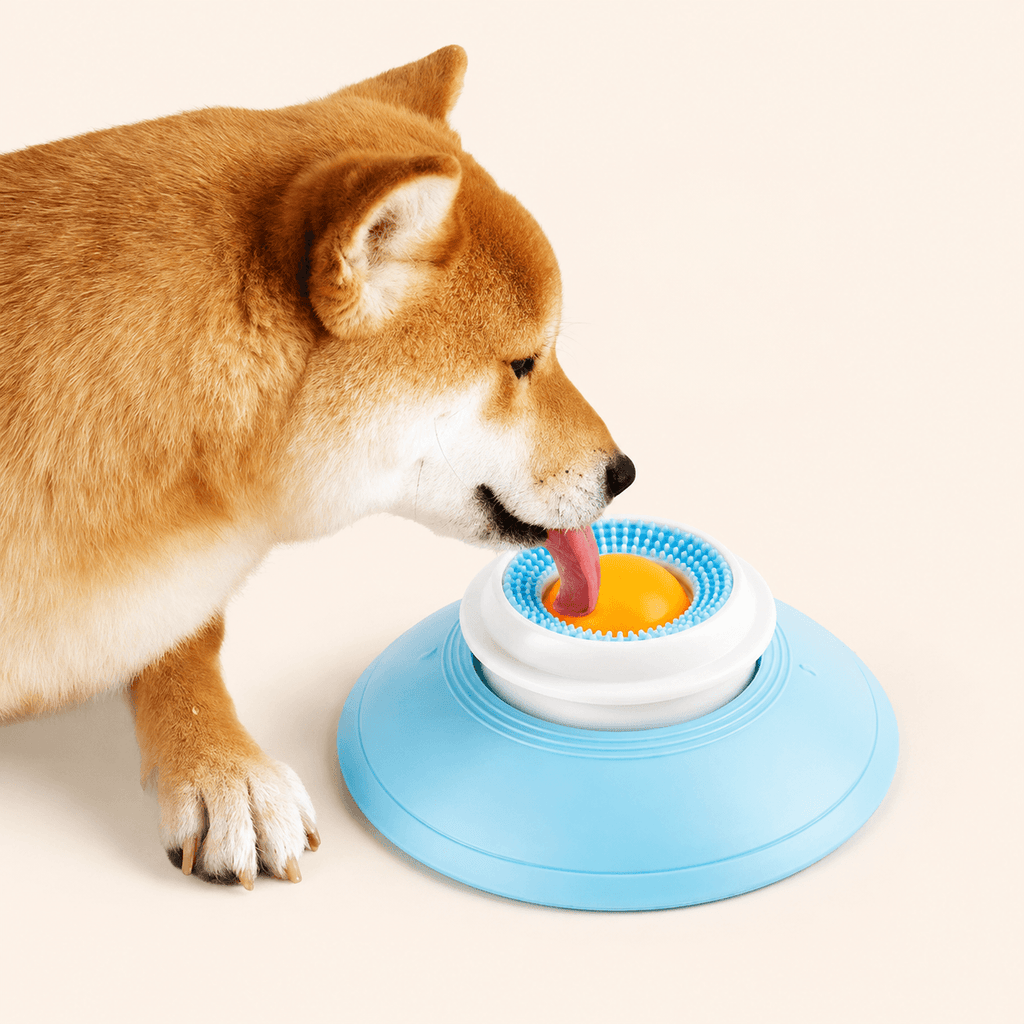 Wall Mounted Dog Lick Mat – Slow Feeding Treat Toy