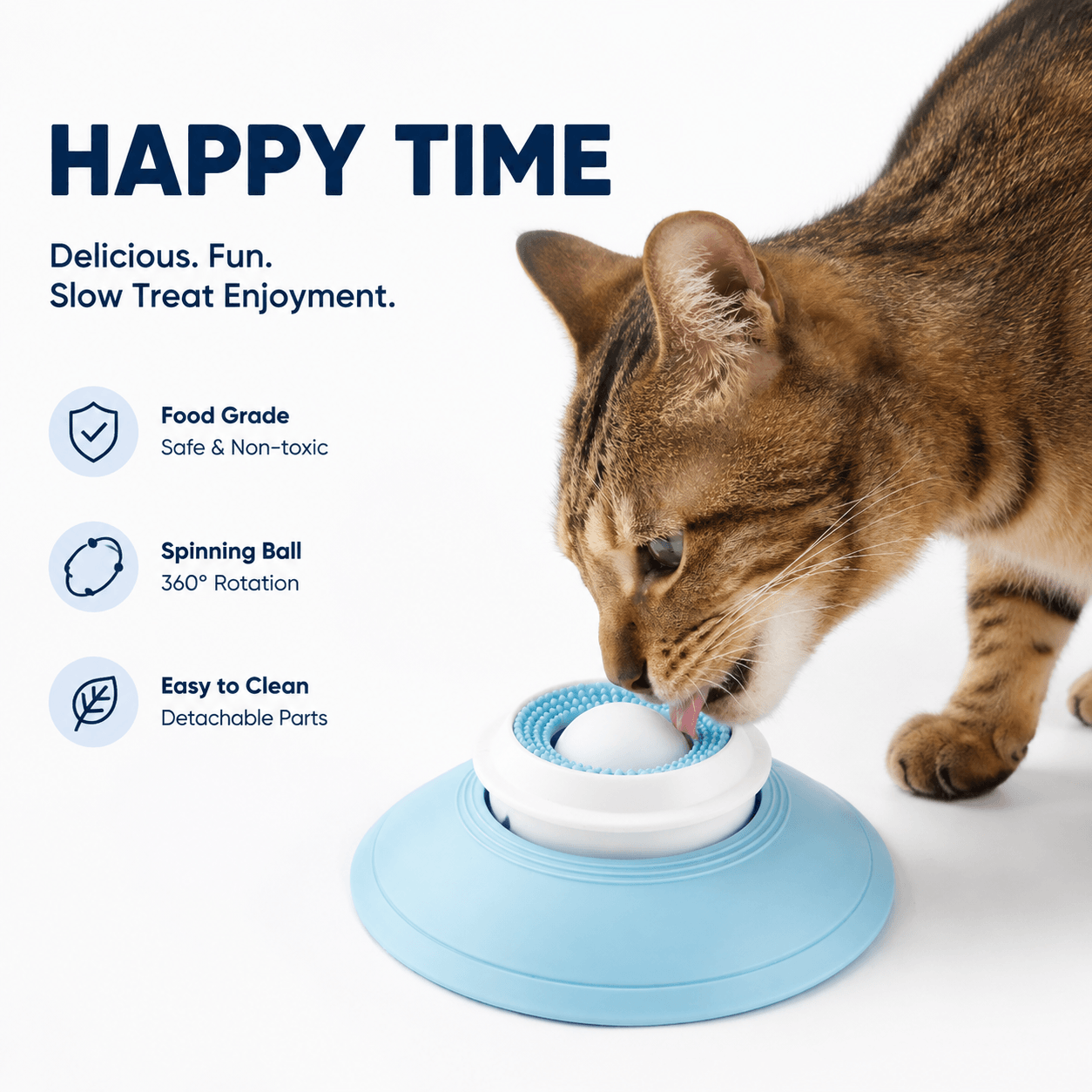 Wall Mounted Dog Lick Mat – Slow Feeding Treat Toy