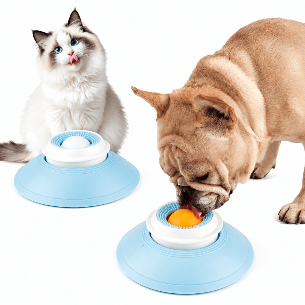 Wall Mounted Dog Lick Mat – Slow Feeding Treat Toy