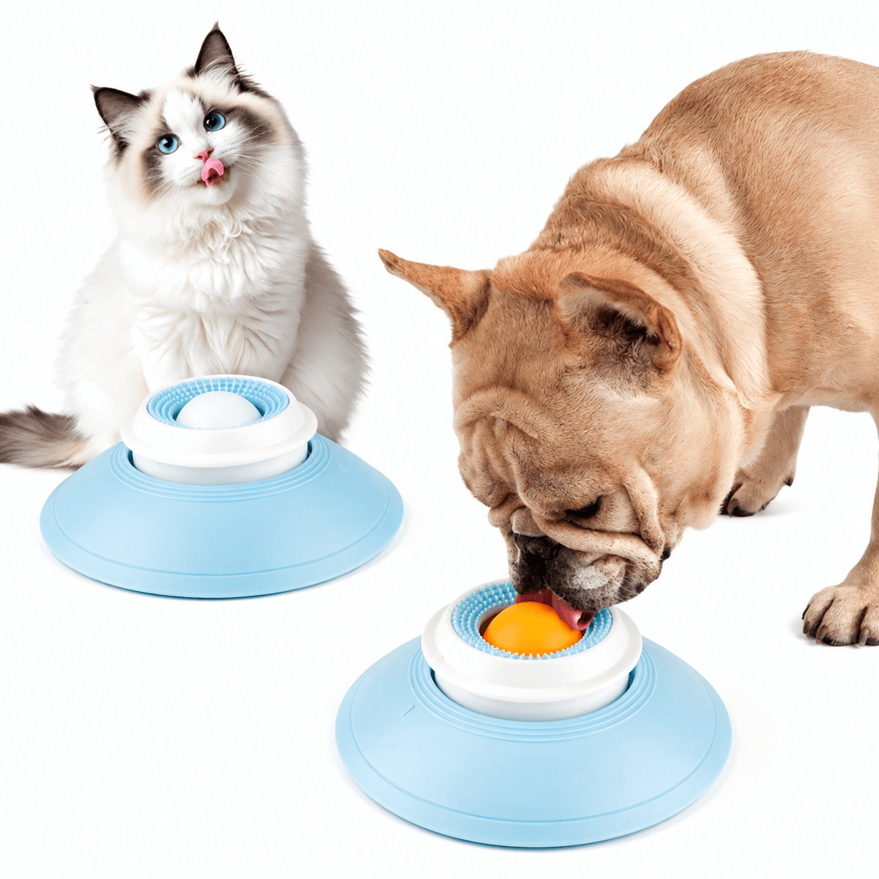 Wall Mounted Dog Lick Mat – Slow Feeding Treat Toy