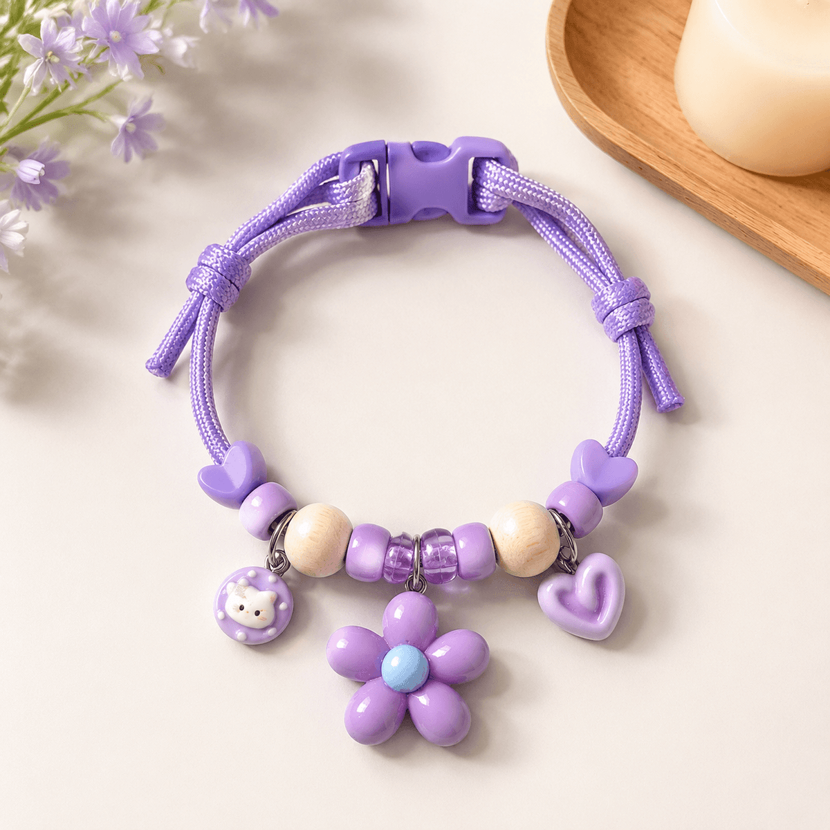 Natural Wood Insect-Repellent Pet Collar