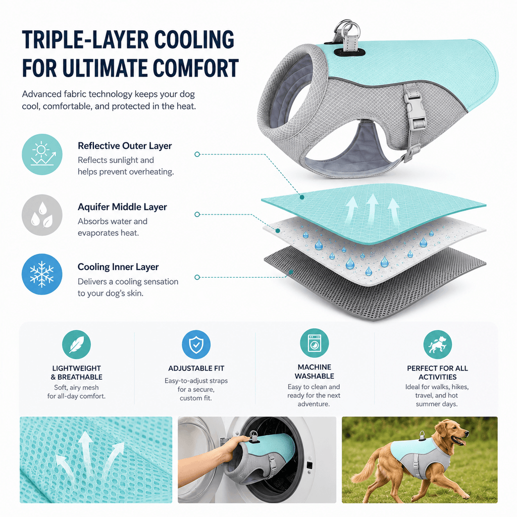 Dog Cooling Vest Harness