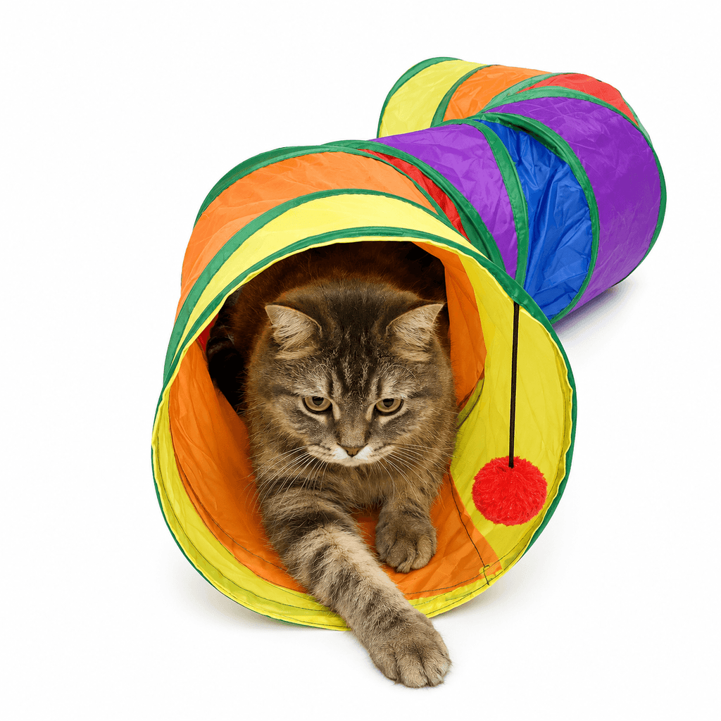 Foldable Cat Tunnel – Interactive Hide & Play Toy