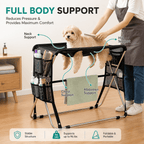 Senior Pet Grooming Hammock – Full Body Support & Foldable Grooming Table