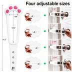 Adjustable Pet Door Holder – No-Drill Door Latch for Cats & Dogs
