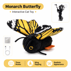 Interactive Automatic Butterfly Teaser for Indoor Cats