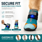 Motion-Activated LED Dog Boots – Breathable Anti-Slip Paw Protection Shoes - 2pcs