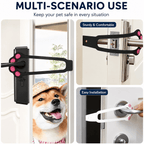 Adjustable Pet Door Holder – No-Drill Door Latch for Cats & Dogs