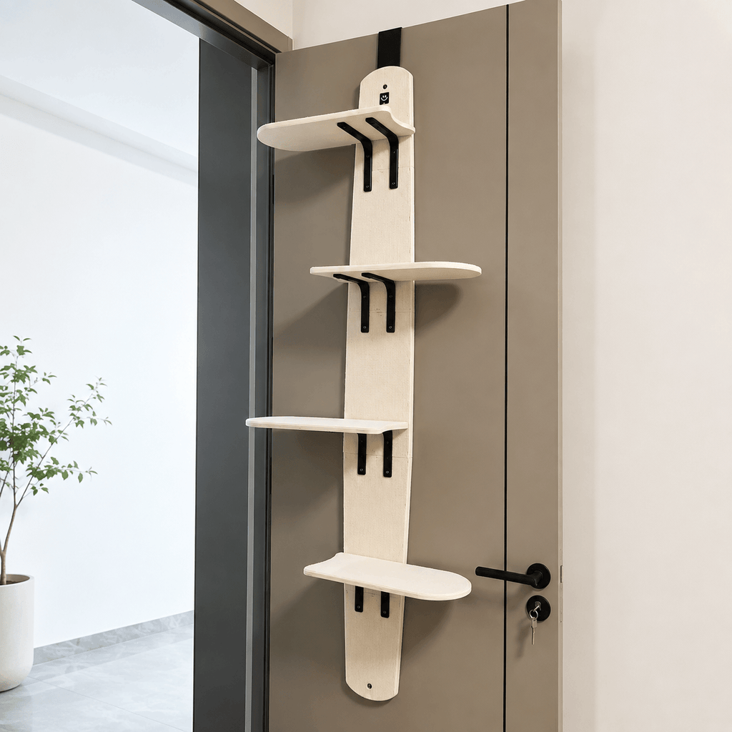 Door-Mounted Cat Climber – Space-Saving Multi-Level Cat Tree