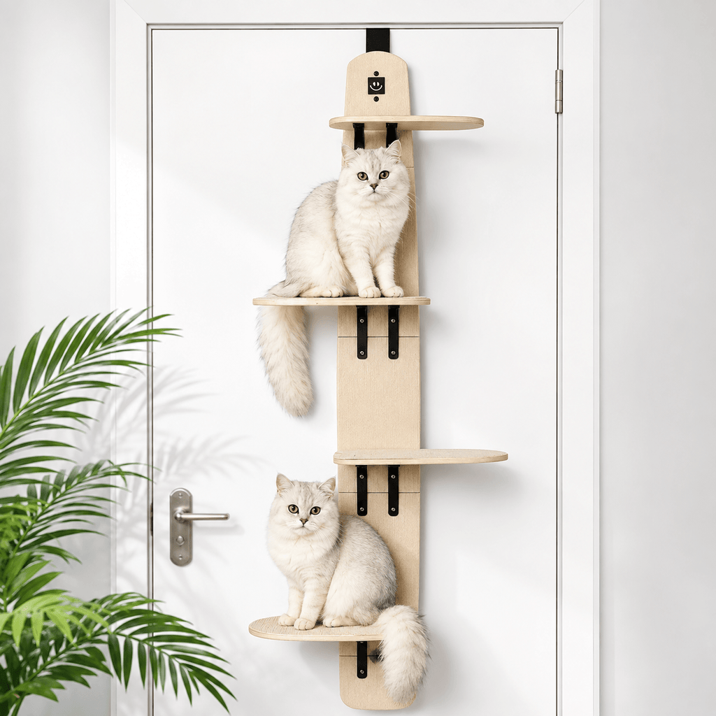 Door-Mounted Cat Climber – Space-Saving Multi-Level Cat Tree