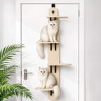 Door-Mounted Cat Climber – Space-Saving Multi-Level Cat Tree
