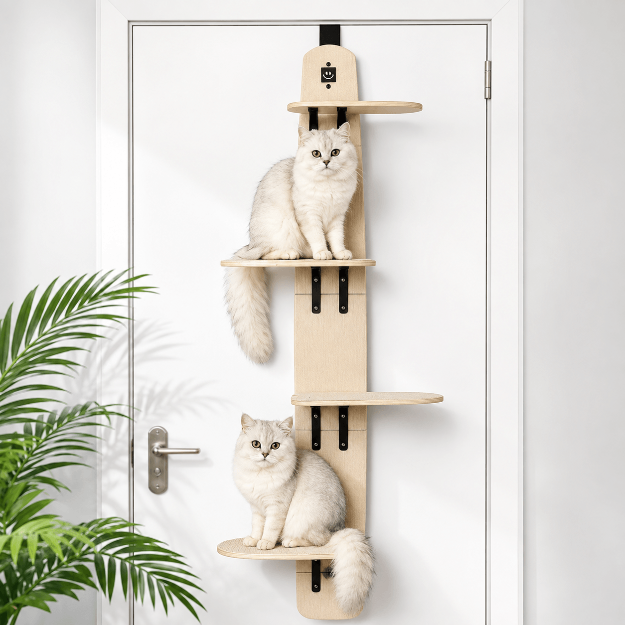 Door-Mounted Cat Climber – Space-Saving Multi-Level Cat Tree