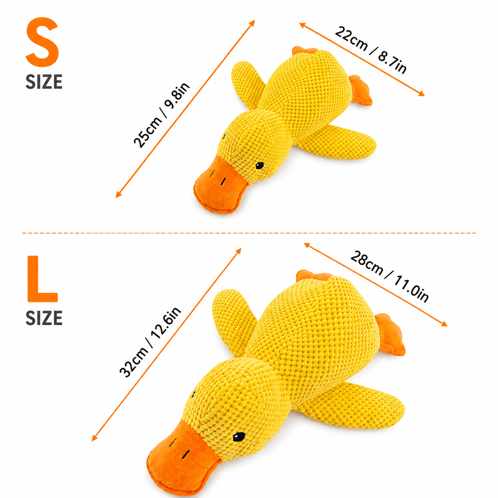 Catnip Duck Toy – Crinkle Plush Cat Toy for Kicking, Biting &amp; Interactive Play