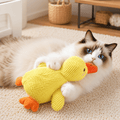 Catnip Duck Toy – Crinkle Plush Cat Toy for Kicking, Biting &amp; Interactive Play