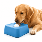 Slow Feeding Dog Bowl with Rolling Treat Ball