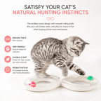 Infinity Cat Track Toy – Interactive Rolling Ball Puzzle for Indoor Cats