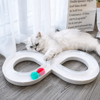 Infinity Cat Track Toy – Interactive Rolling Ball Puzzle for Indoor Cats