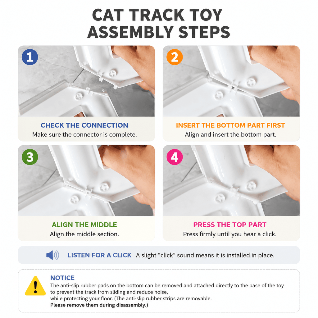 Infinity Cat Track Toy – Interactive Rolling Ball Puzzle for Indoor Cats