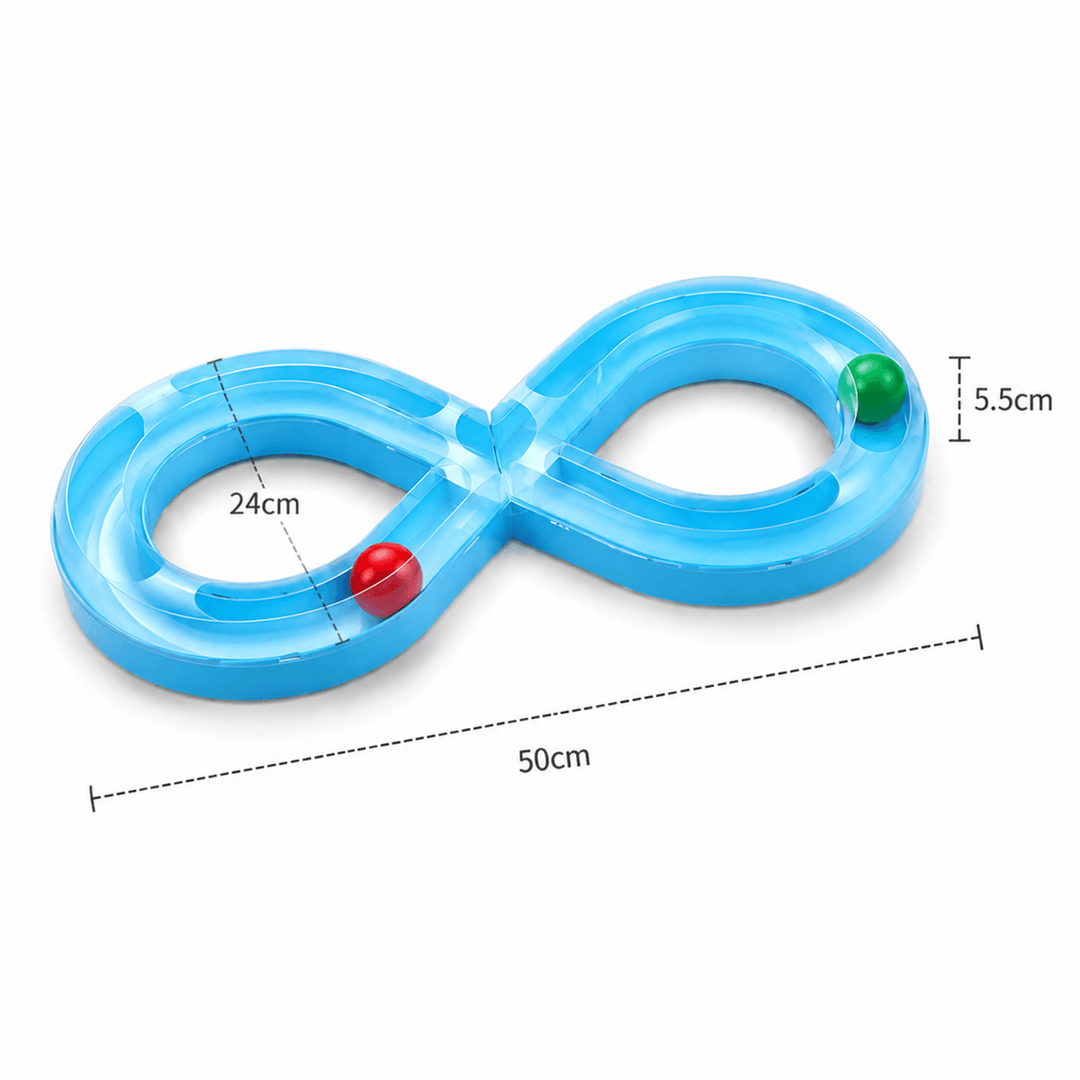Infinity Cat Track Toy – Interactive Rolling Ball Puzzle for Indoor Cats
