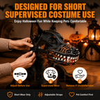 Scary Dog Muzzle with Teeth
