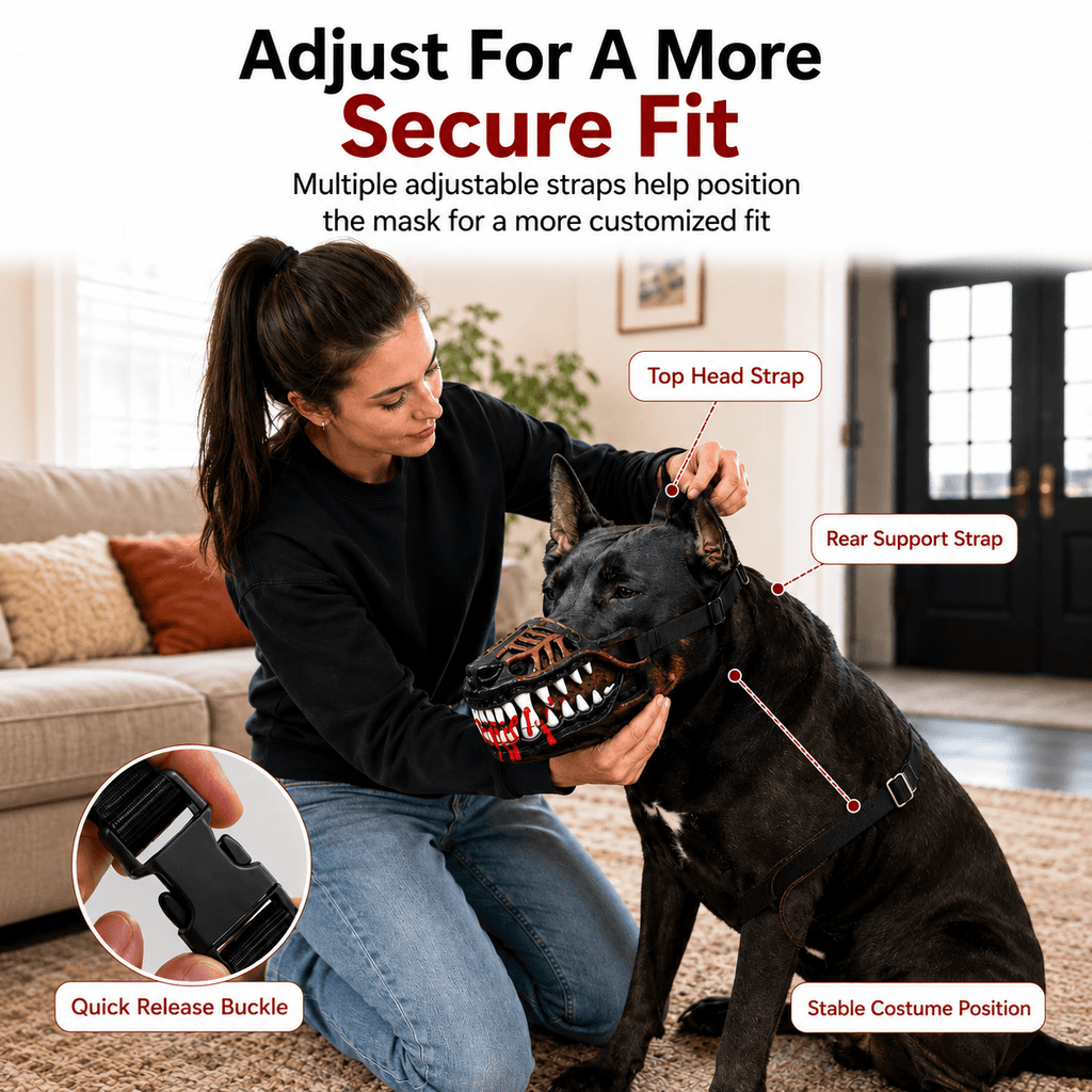Scary Dog Muzzle with Teeth