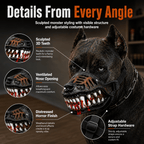 Scary Dog Muzzle with Teeth
