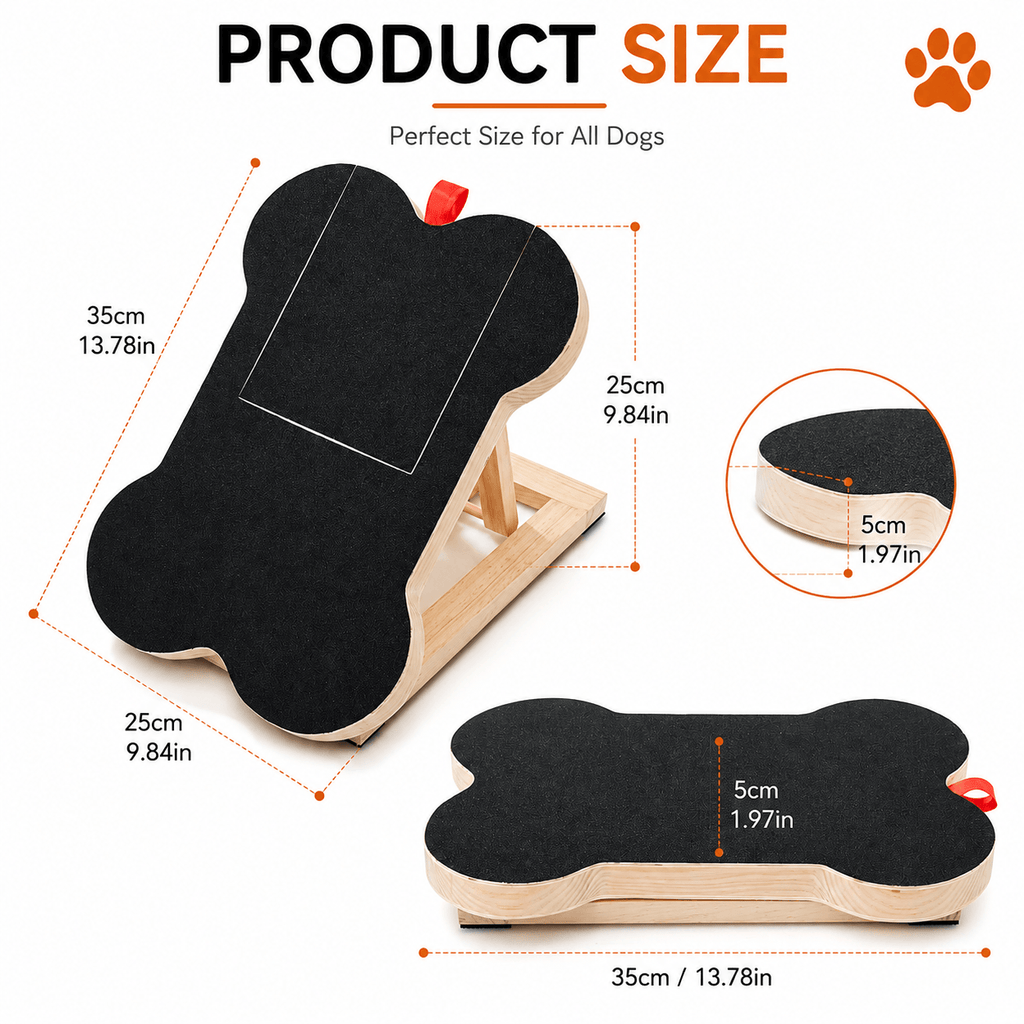 Dog Nail Scratch Board with Hidden Treat Box
