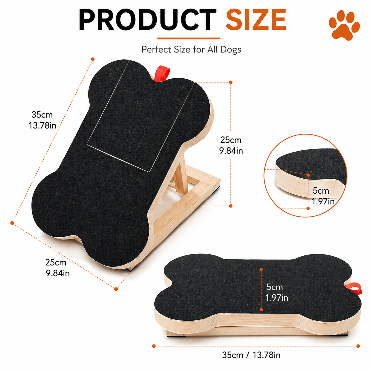 Dog Nail Scratch Board with Hidden Treat Box