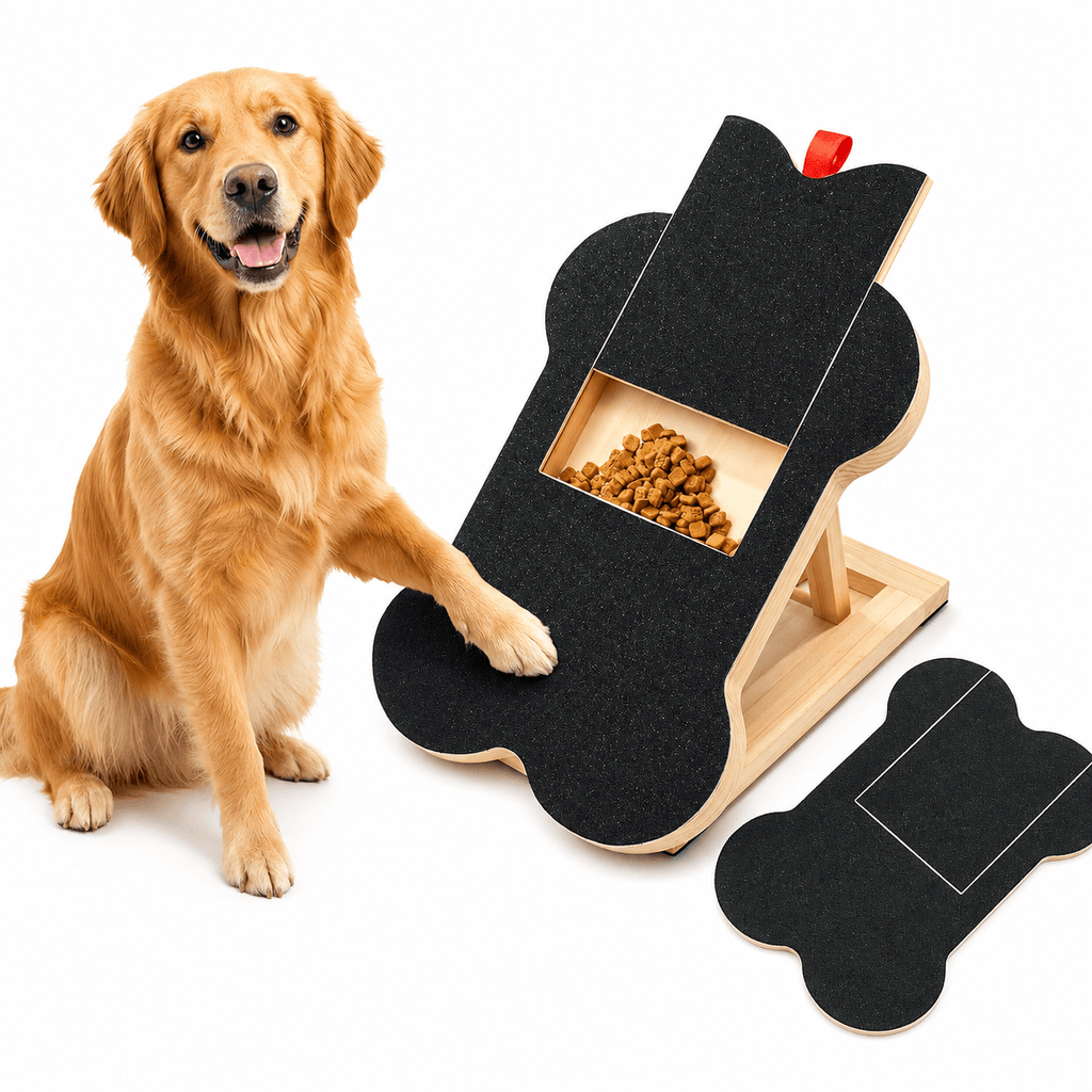Dog Nail Scratch Board with Hidden Treat Box