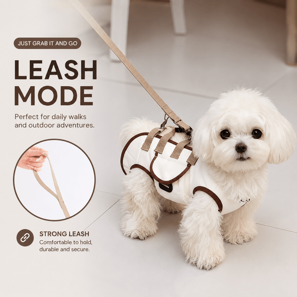 Dog Carrier Harness with Leash