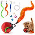 Interactive Automatic Cat Toy with Bird Sounds & 3 Speed Modes