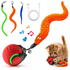 Interactive Automatic Cat Toy with Bird Sounds & 3 Speed Modes