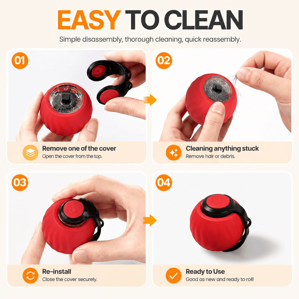 Interactive Automatic Cat Toy with Bird Sounds & 3 Speed Modes