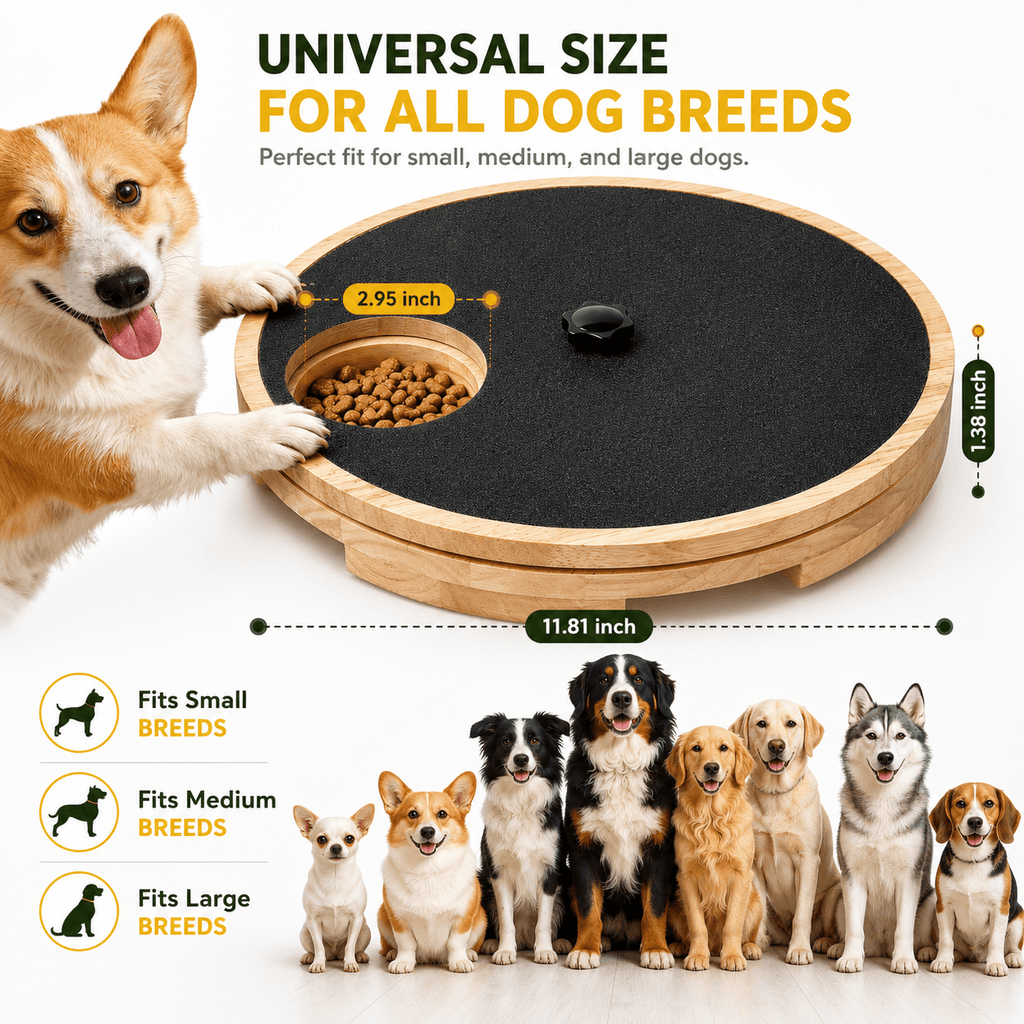 Interactive Dog Nail Scratch Board with Treat Box
