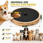 Interactive Dog Nail Scratch Board with Treat Box