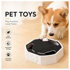 Automatic Cat Scratcher Toy with Moving Plush Mouse