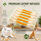 Giant Q Tip Cat Toy with Catnip (6PCS)
