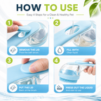 2-in-1 Pet Bath Brush & Shampoo Dispenser
