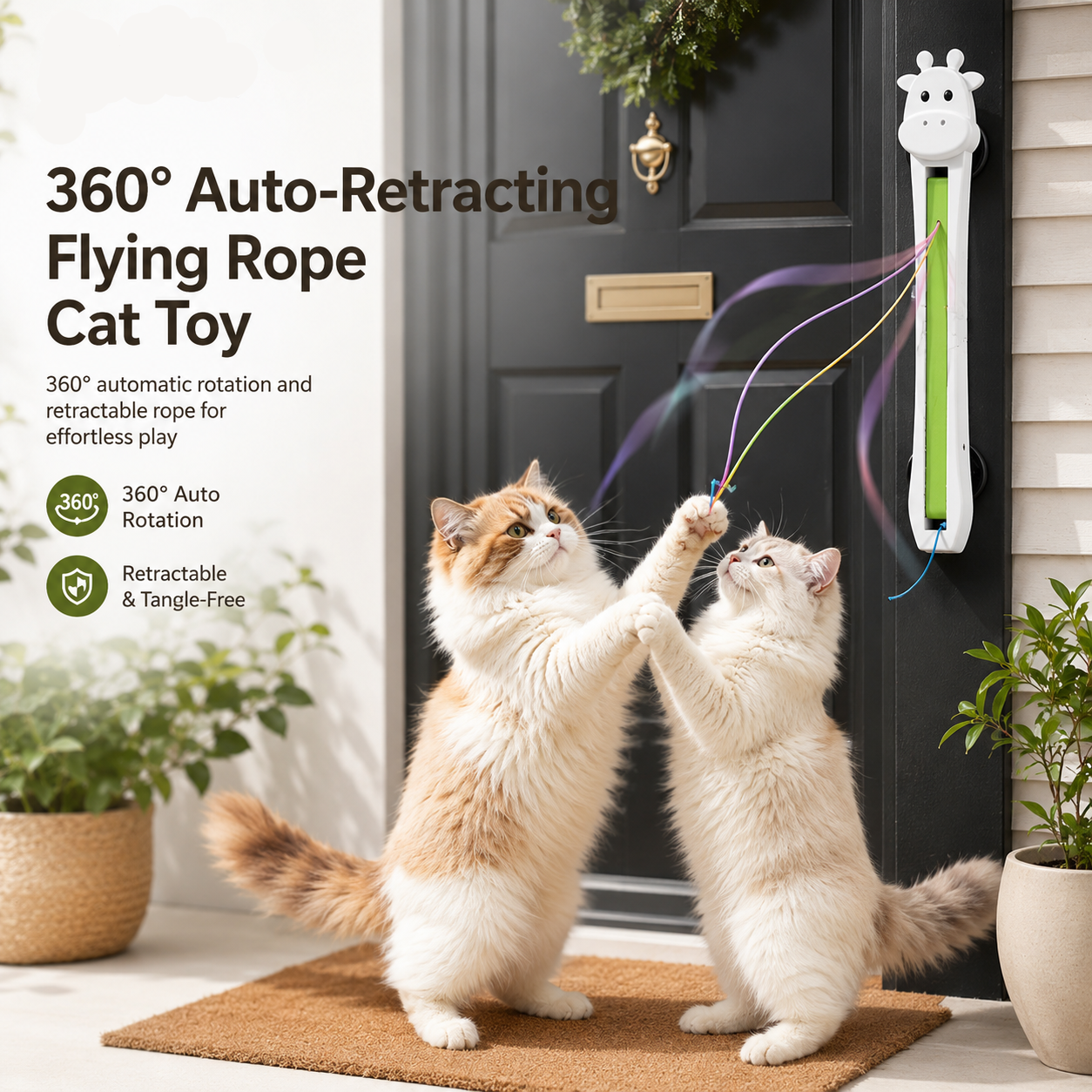 Automatic Retractable Cat Teaser