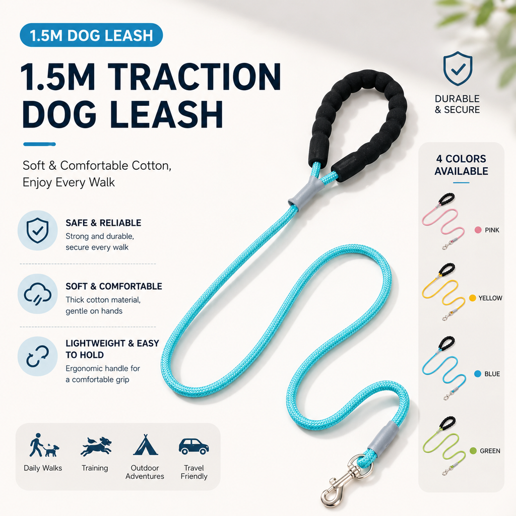 Adjustable No-Pull Dog Harness Set