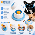 Slow Feeder Dog Bowl for Liquid Treats Non-Slip & Easy Clean