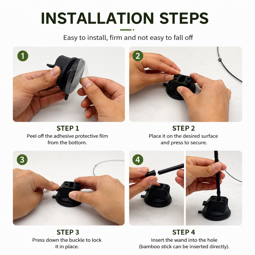 Auto & Manual Cat Wand Toy with Suction Cup