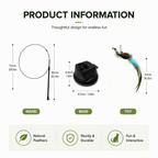 Auto & Manual Cat Wand Toy with Suction Cup