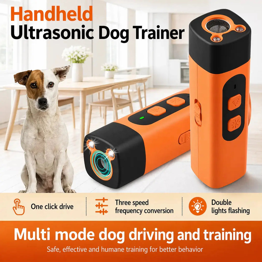 Handheld Ultrasonic Dog Trainer – Stop Barking Anytime, Anywhere Fursera