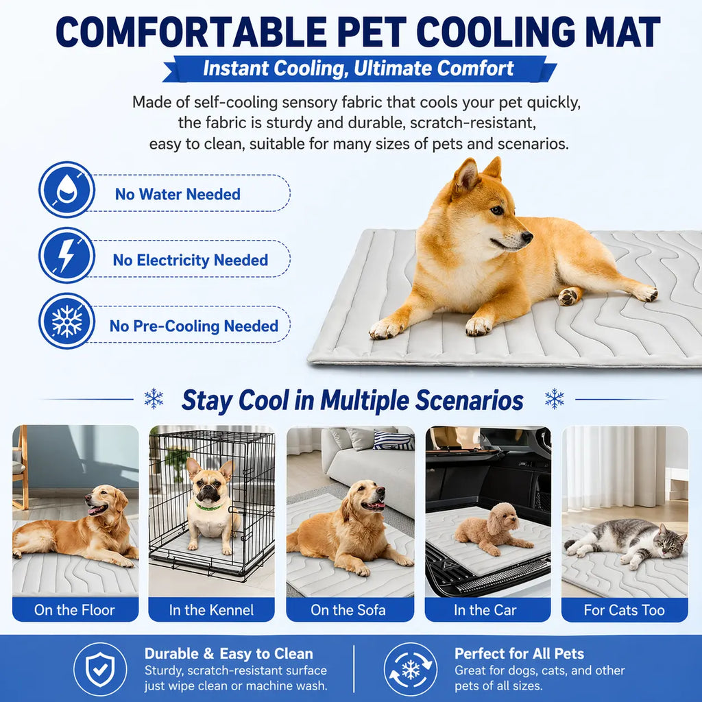 Dual-Side Cooling Dog Mat Fursera