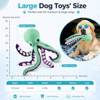Squeaky Octopus Dog Toy Fursera