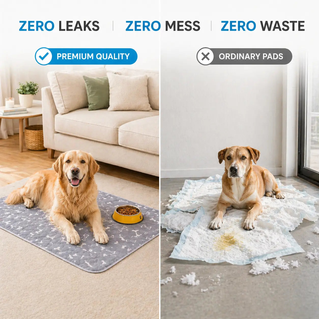Washable Leak Guard Pee Pad Fursera