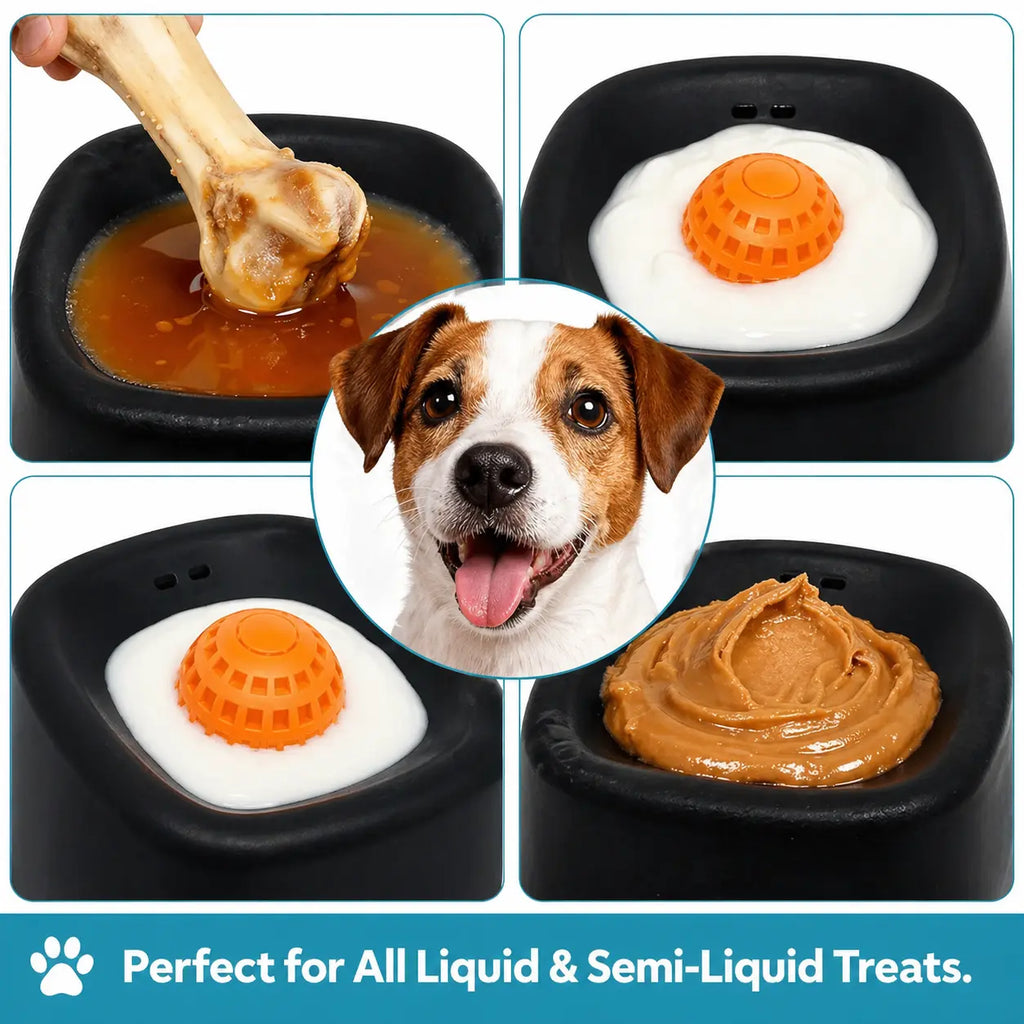 Slow Feeder Dog Bowl – No Spill & Non-Slip STTM